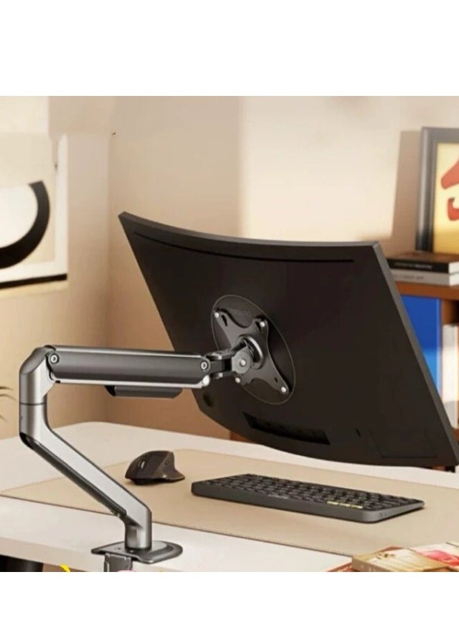 AiQi PVC+Aluminum Alloy Full-Motion Gas Spring Monitor Arm (Supports 2–10KG) — Suitable for 17–32 Inch Screens, Multi-Angle Free Adjustment, Perfect for Office Work, Gaming, and Home Entertainment Across All Scenarios.  - Image 5