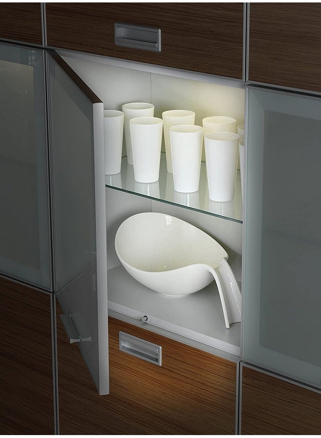 TECHBLAZE Set of 10 Wardrobe Cabinet Hinge LED Motion Sensor Lights Almirah Lights Cupboard LED Hinge Lights Night Lights (Cool LED White, 0.25 W) Lights with Batteries -10 Lights - Image 5