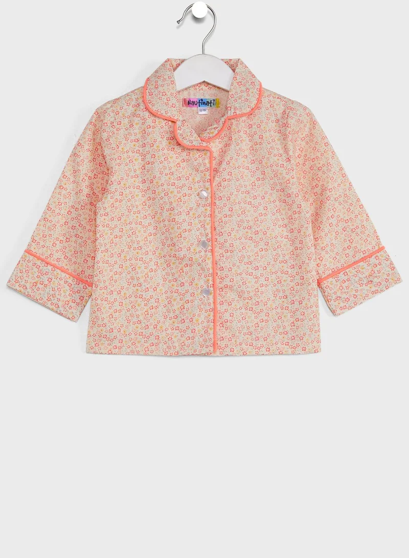 Nautinati Printed Shirt Pyjama Set