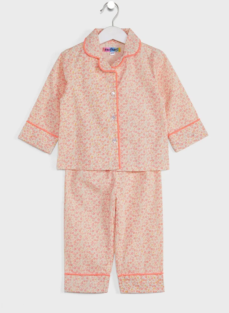 Nautinati Printed Shirt Pyjama Set
