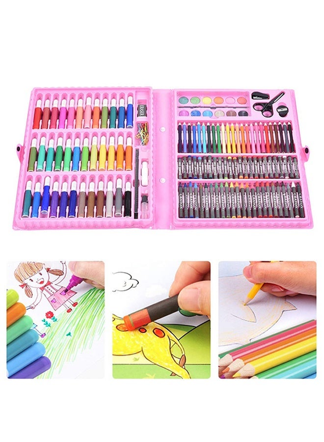 150 PCS Art Supplies Drawing Art Kit for Kids Adults Set with Oil Pastels Crayons Colored Pencils Paint  - Image 2