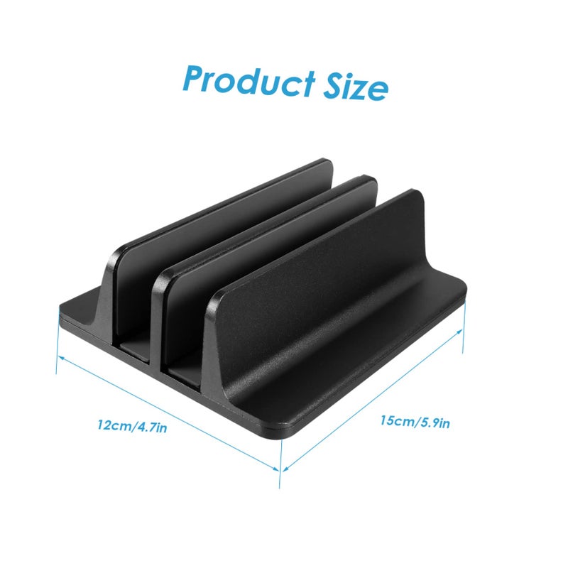 Aluminum Alloy Laptop Stand Space Saving Sturdy Bracket for Office and Home Use Supports Tablets - Image 3