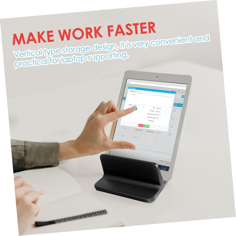 Aluminum Alloy Laptop Stand Space Saving Sturdy Bracket for Office and Home Use Supports Tablets - Image 5