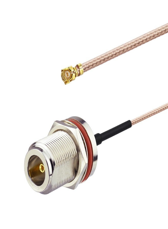 Superbat UF.L/IPX Female to N Type Female Bulkhead Mount Pigtail Cable 8inch Low Loss RG178 Coaxial Jumper(2Pcs) for RF Applications,Base Stations,PCI WiFi Card,Wireless Router,Gateway etc - Image 2