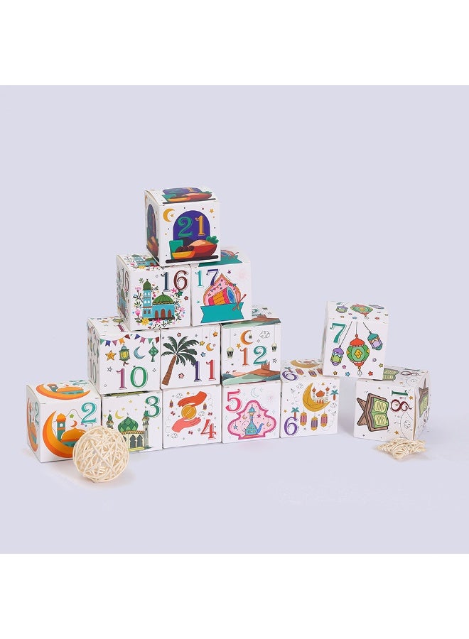 Daytoyz 30 Ramadan Advent Calendar, Ramadan Calendar, Ramadan Gift Bags, Ramadan Stickers, Countdown Calendar, Umrah Mubarak Stickers, Eid Mubarak Stickers, Eid Gift Bags, Ramadan Bags, Ramadan Gift Box - Image 2
