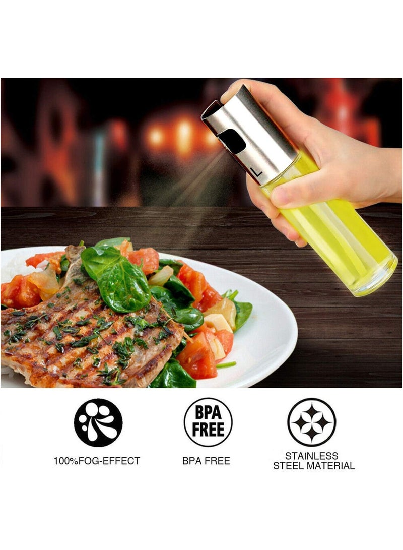 Transparent Oil Spray Bottle Multicolour 100ml  - Image 3