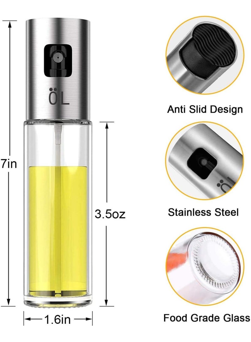 Transparent Oil Spray Bottle Multicolour 100ml  - Image 2