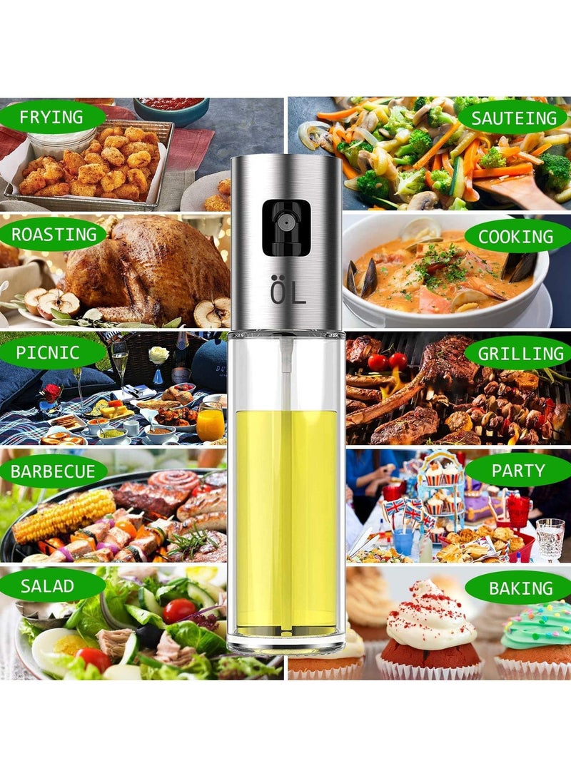 Transparent Oil Spray Bottle Multicolour 100ml  - Image 5