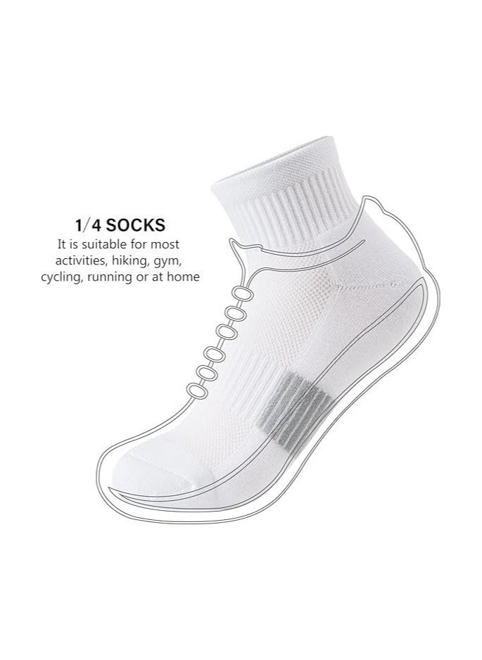 5 Pairs Summer Sports Sweat Absorbent Socks for Men and Women (Size 37-45) - Image 2