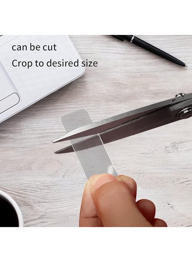 Buy 4 Get 1 Pack of 300 Reusable Multifunctional Double-Sided Adhesive Tape, Washable, Non-Marking, Transparent and Removable Tape for Carpet, Photo Frame, Kitchen - Image 4