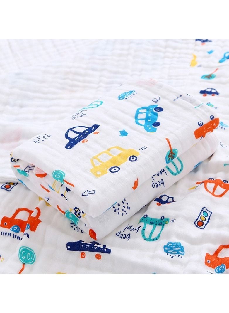 Pure Cotton Cartoon Printed Bath Towels