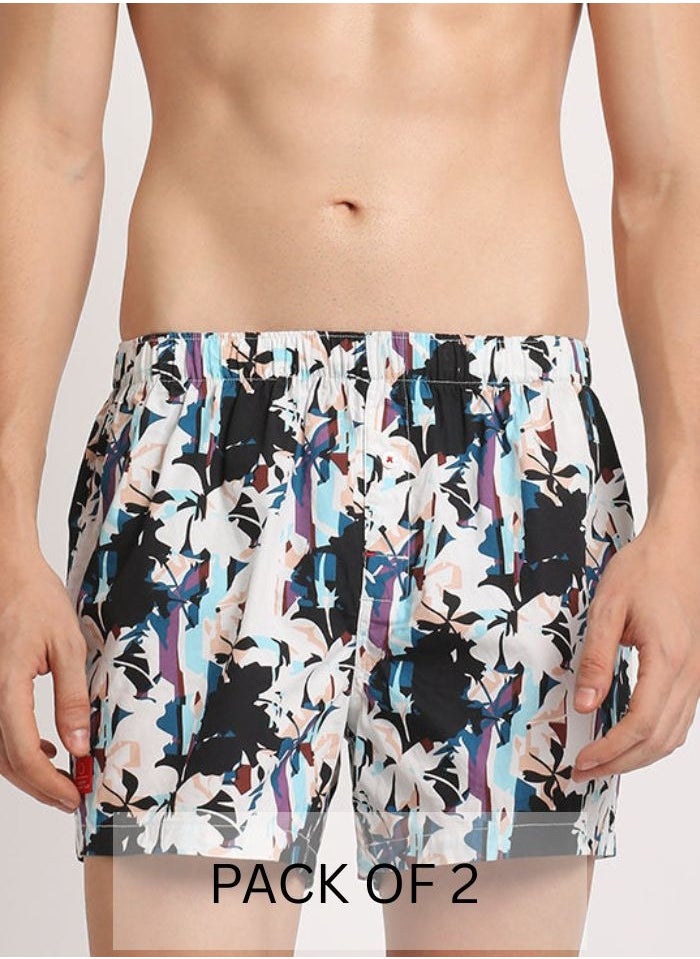 THE BEAR HOUSE - Mens Cotton Boxers Multipack Soft Breathable Underwear for Men Loose Fit Comfortable Boxer Shorts for Daily Wear - Image 1