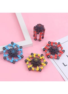 Robot Fingertip Gyro Deformation Mechanical Finger Gyro Decompression Decompression Artifact Finger Spiral Fingertip Toy-Specifications:Mechanical Gyro