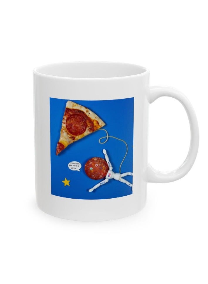 Mug printed with a picture of a slice of pizza  - Image 1