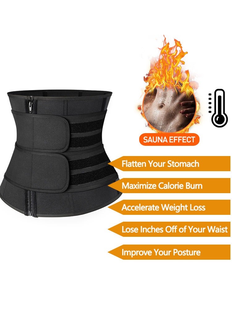 MHD Adjustable Waist Trainer Belt - Elastic Slimming Belt - Waist Slimming Belt - Slimming Body Shaping Belt - Plus Size Sports Waist Belt - Image 1