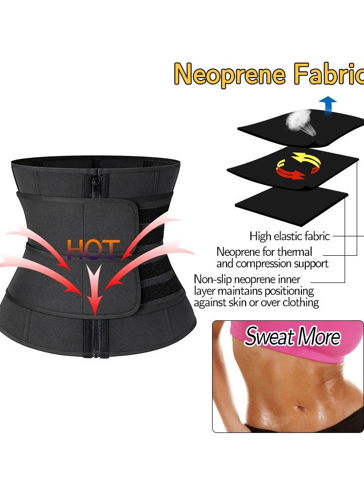 MHD Adjustable Waist Trainer Belt - Elastic Slimming Belt - Waist Slimming Belt - Slimming Body Shaping Belt - Plus Size Sports Waist Belt - Image 3