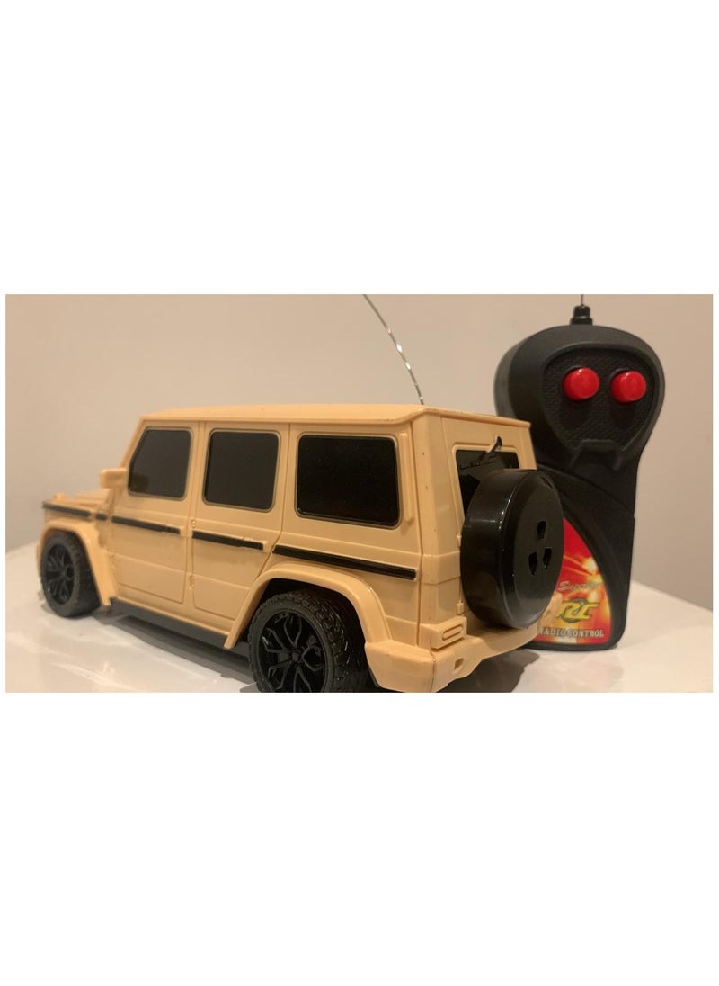 Racing Car - New beige jeep with remote control. - Image 1