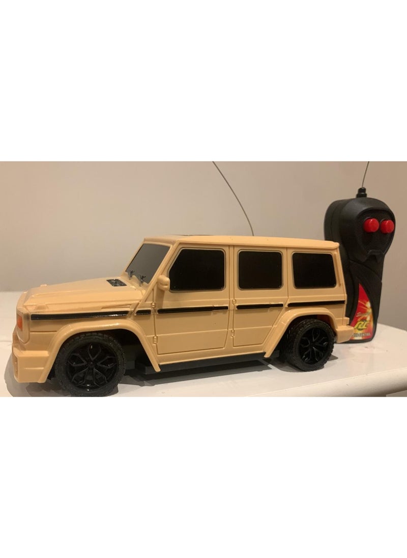 Racing Car - New beige jeep with remote control. - Image 1