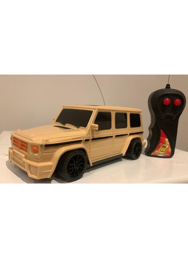 Racing Car - New beige jeep with remote control. - Image 1