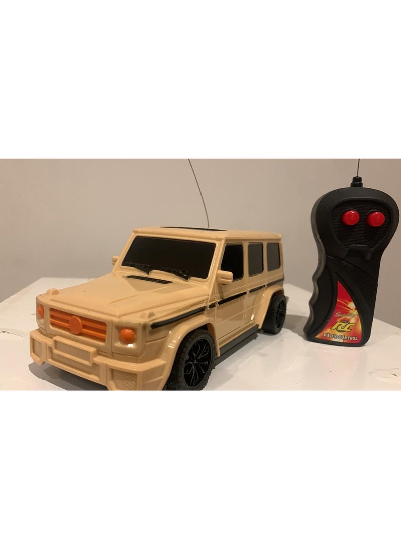 Racing Car - New beige jeep with remote control. - Image 1