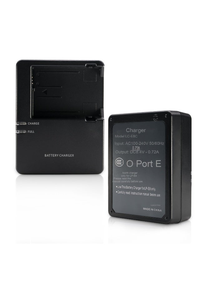 ILMR LC-E8 Battery Charger for LC-E8 LP-E8 Battery Compatible with Canon EOS Rebel T2i T3i T4i T5i 550D 600D 650D 700D Kiss X4 X5 X6i X7i Cameras & More - Image 3