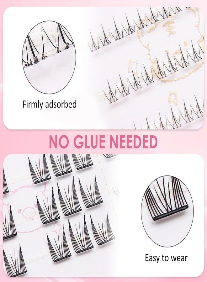 MAYCREATE® Assorted Individual Cluster Eyelashes Set | Mixed Length DIY Lash Extensions with Storage Case | Natural to Dramatic False Lash Clusters for Home Salon Use - Image 3