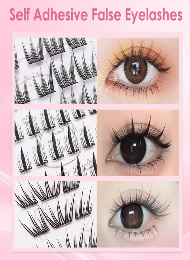 MAYCREATE® Assorted Individual Cluster Eyelashes Set | Mixed Length DIY Lash Extensions with Storage Case | Natural to Dramatic False Lash Clusters for Home Salon Use - Image 4