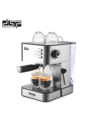 ماكينة إسبريسو DSP، ماكينة قهوة إسبريسو، صانع إسبريسو، ماكينة قهوة، مع عناصر تحكم يدوية - مضخة إيطالية 15 بار، موفرة للطاقة، هيكل من الفولاذ المقاوم للصدأ، KA3091 - pzsku/Z6768F8BF7E73FE632854Z/45/_/1733324860/5e1b930a-e559-4220-a661-3a46988783b0