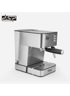 دي اس بي ماكينة إسبريسو DSP، ماكينة قهوة إسبريسو، صانع إسبريسو، ماكينة قهوة، مع عناصر تحكم يدوية - مضخة إيطالية 15 بار، موفرة للطاقة، هيكل من الفولاذ المقاوم للصدأ، KA3091  - Image 2