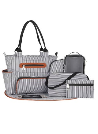 Set Of 6 Baby Diaper Bag With Hooks And Nappy Changing Mat - pzsku/Z676903C9192C51EFEEEDZ/45/_/1719642030/0494eda8-aecb-46dd-8b8f-75d12b37cd91