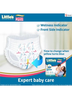 Little's Baby Diapers Xxl Size | Pants Style | 15-25 Kg | 44 Count - Pack Of 2 | Cottonsoft Baby Diaper With Leakage Guard, Wetness Indicator & 12 Hours Absorption  - Image 5