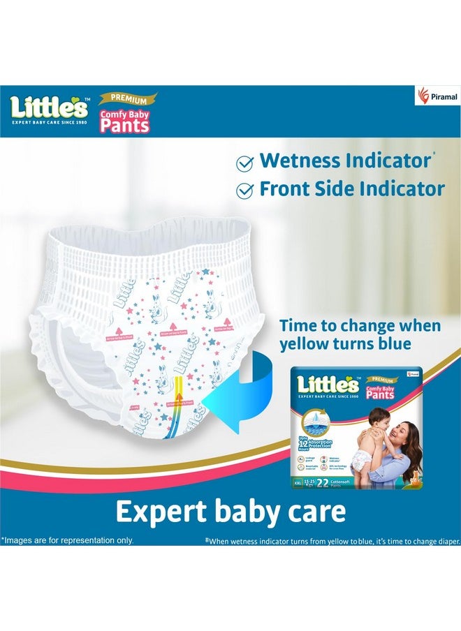 Little's Baby Diapers Xxl Size | Pants Style | 15-25 Kg | 44 Count - Pack Of 2 | Cottonsoft Baby Diaper With Leakage Guard, Wetness Indicator & 12 Hours Absorption  - Image 5