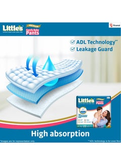 Little's Baby Diapers Xxl Size | Pants Style | 15-25 Kg | 44 Count - Pack Of 2 | Cottonsoft Baby Diaper With Leakage Guard, Wetness Indicator & 12 Hours Absorption  - Image 4