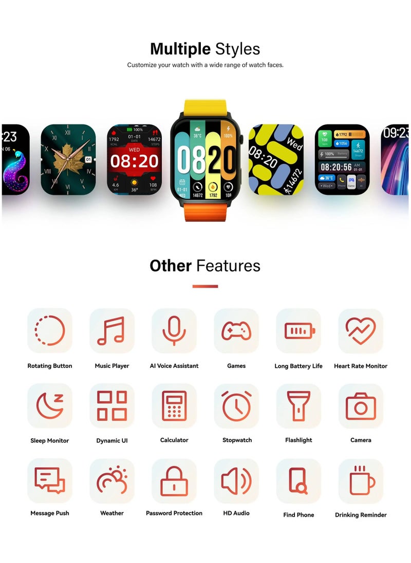 KIESLECT Kieslect Ks Calling Smart Watch with Always-on-Display  - Image 3
