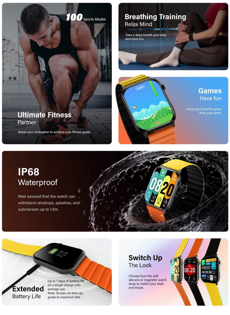 KIESLECT Kieslect Ks Calling Smart Watch with Always-on-Display  - Image 4