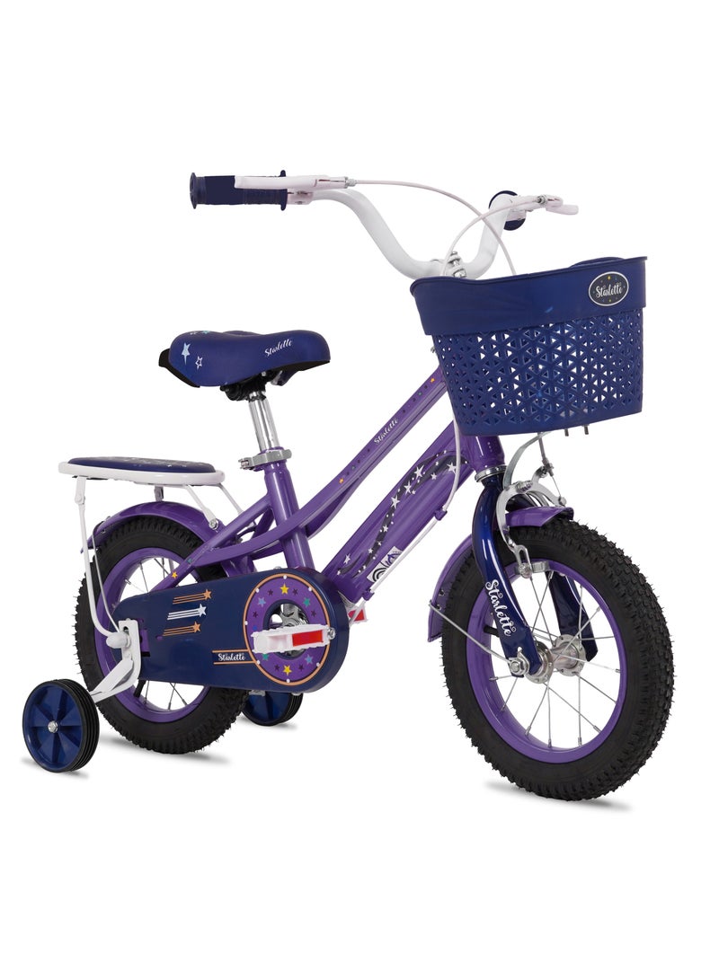 Vaux Starlette Road Bike || 14 Inch Wheel Size || For Kids || Adjustable Seat || Purple - Image 2
