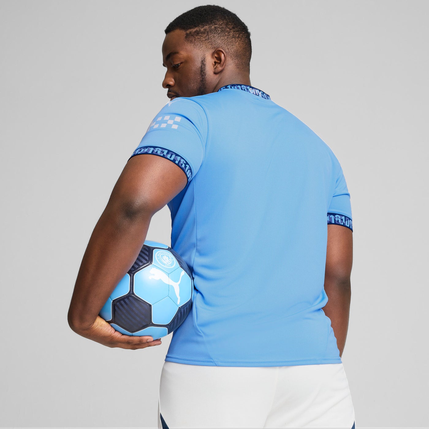 Manchester City 24/25 Mens Blue Home Jersey image 5