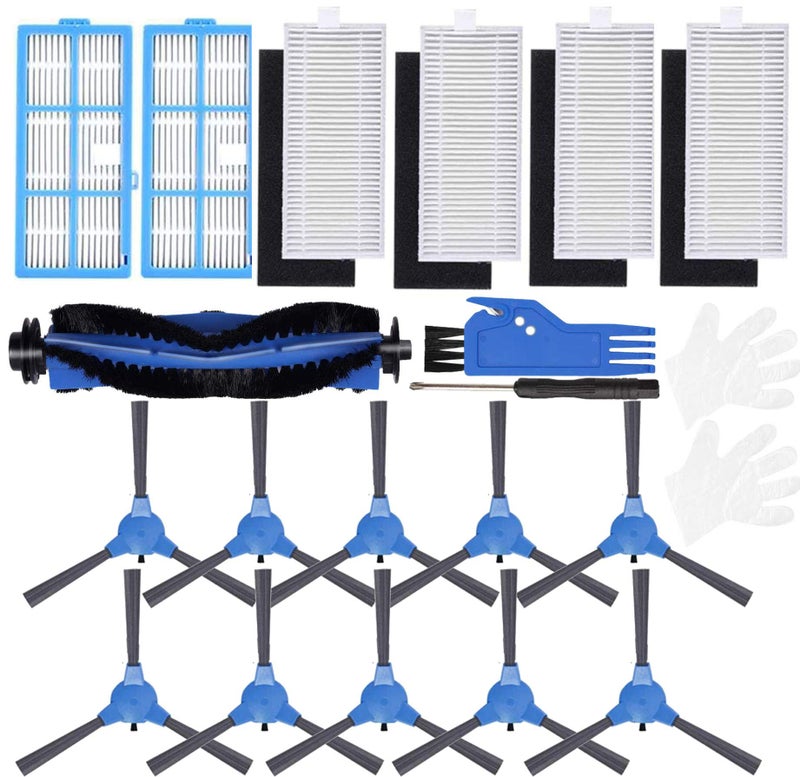 JJ Neumann Replacement Parts for Kyvol Cybovac E20, E30, E31, ionVac Robot Vacuum 2000PA Accessories Filters, Brushes, Roller Brush - Image 1