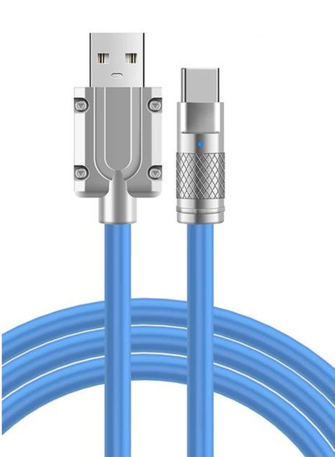 كابل شحن ونقل البيانات فائق السرعة من LD-30 نوع تايب سي  بقوة 6 امبير