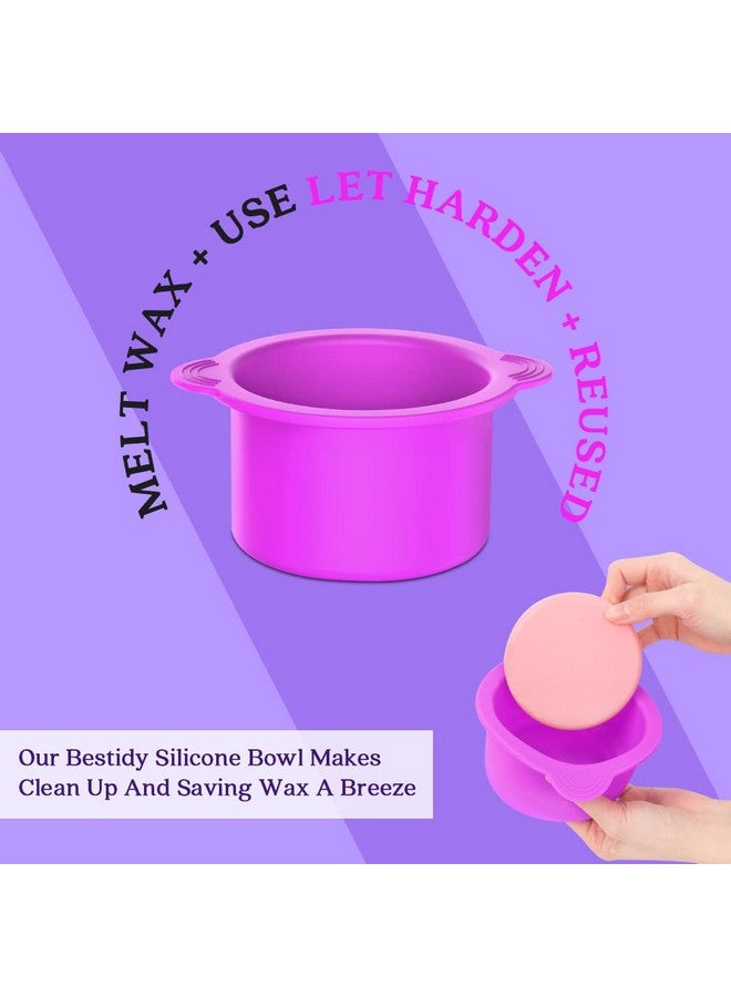 Bestidy Waxing Kit Wax Warmer, Bestidy Digital Wax Kit with Hard Wax Beads for Women and Men,for Whole Body Brazilian Bikini Legs Facial Eyebrow Armpit Hair Removal - Image 5
