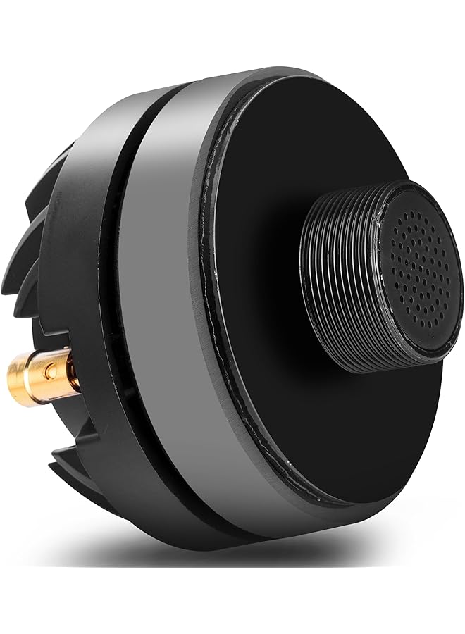 Pyle 1.5 Inch Tweeter Horn Driver - 500 Watt Peak Power/250 Watt Rms Audio Speaker Tweeter System W/Flat Aluminum Voice Coil, 1.5K-20 Khz Frequency, 95 Db, 8Ohm - Pds122, Black - Image 1
