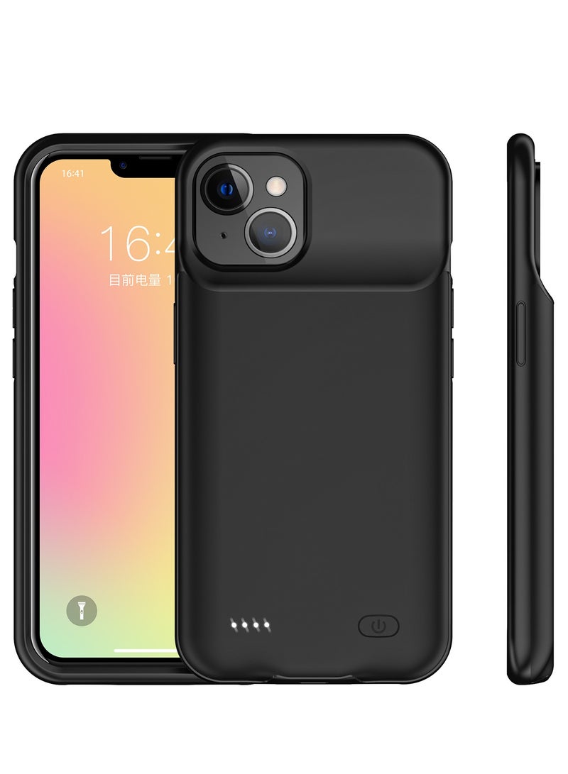 6000mAh Battery Case Cover Rechargeable Extended Power Bank Wireless for iPhone 13 Mini/iPhone 12 Mini  - Image 1