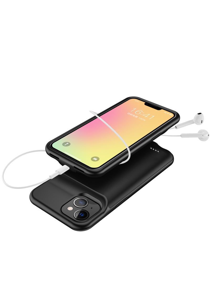 6000mAh Battery Case Cover Rechargeable Extended Power Bank Wireless for iPhone 13 Mini/iPhone 12 Mini  - Image 5