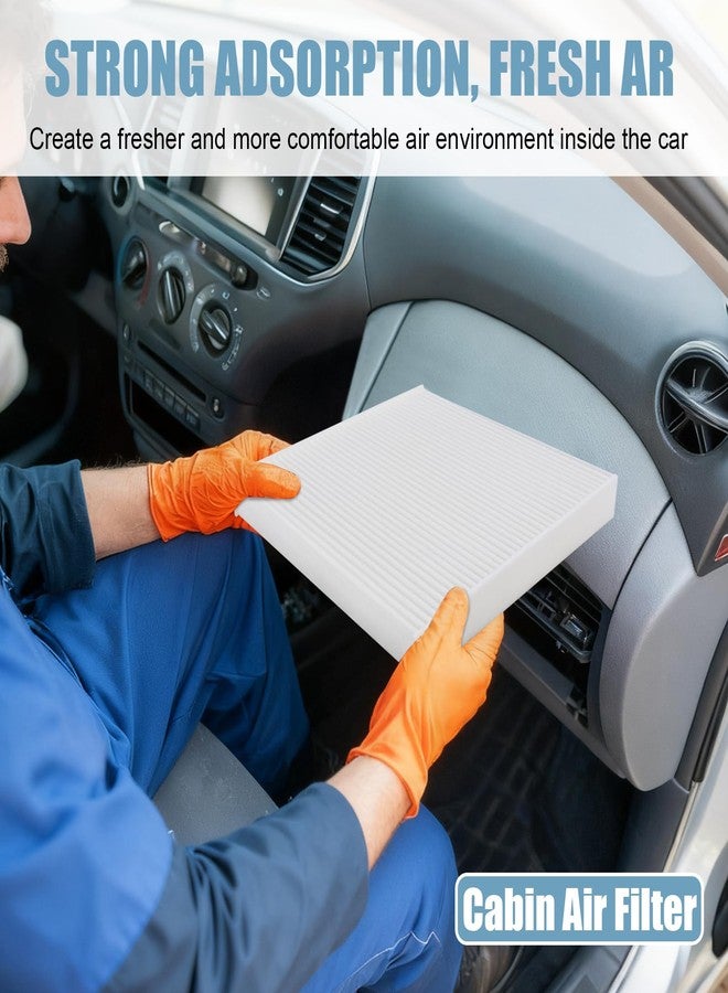 HYFTJYZ Engine & Cabin Air Filter Combo Set 87139-07010 17801-0H050 Replacement for Toyota Camry 4 cylinders 2007-2017 Venza 4 cylinders 2009-2016 - Image 2