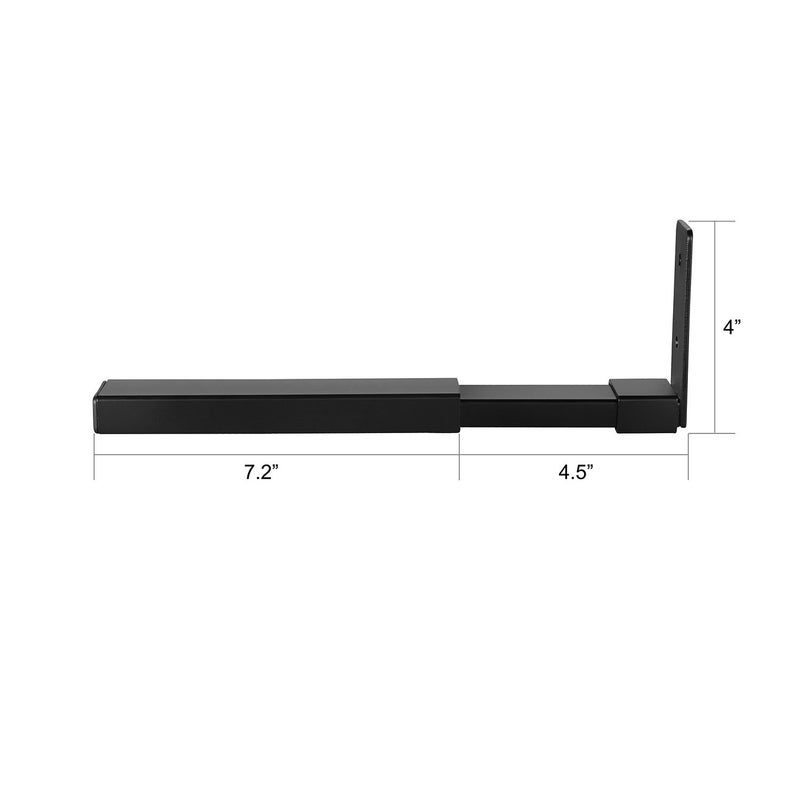 WALI Center Channel Speaker Wall Mount, Universal Soundbar Wall Mount Bracket Hold up to 30 lbs, Arms Extend Adjustment from 7 to 11.5 inch (SLK201), Black - Image 5