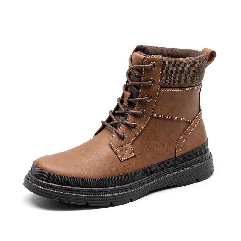 Bruno Marc Men's Snow Winter Insulated Waterproof Outdoor Boots,Size 9,Brown,BMUMSB2505 - Image 1