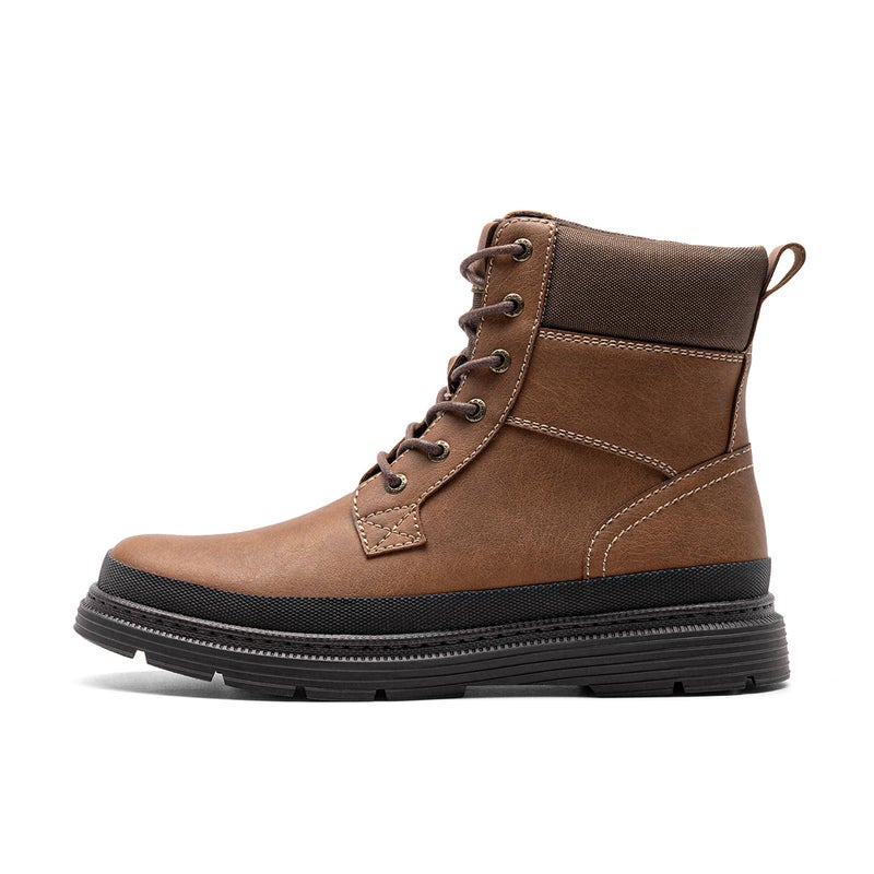 Bruno Marc Men's Snow Winter Insulated Waterproof Outdoor Boots,Size 9,Brown,BMUMSB2505 - Image 3