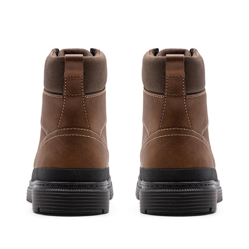 Bruno Marc Men's Snow Winter Insulated Waterproof Outdoor Boots,Size 9,Brown,BMUMSB2505 - Image 5
