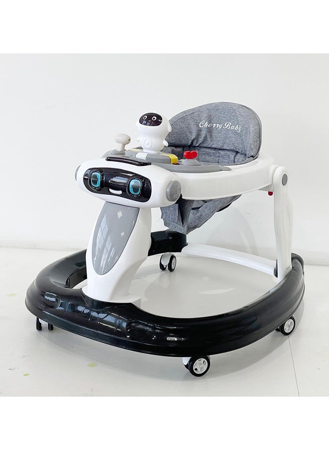 kiddoz Multifunctional Baby Walker - Dark Gray 