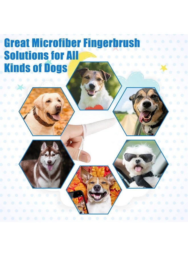 Chunful 20 Pcs Microfiber Fingerbrush for Dogs Soft Finger Toothbrush Pet Dental Finger Brush for Dog Cat Teeth Cleaning Remove Plaque and Tartar  - Image 4
